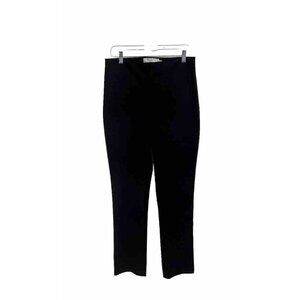 MM LaFleur Black Stretch High Waist Black Straight Leg Pants Sz 8